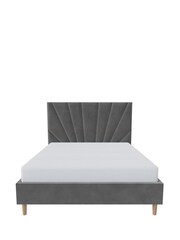 Millbrook Beds Grey Rise Soft Chenille Frame - Image 2 of 6