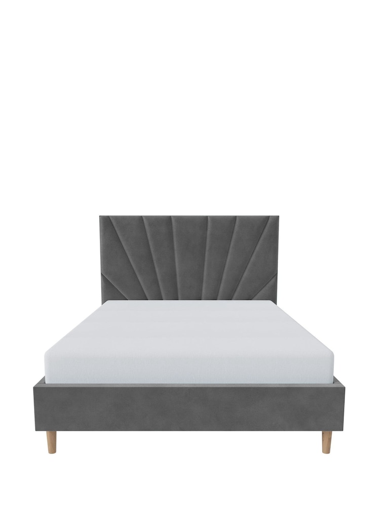 Millbrook Beds Grey Rise Soft Chenille Frame - Image 2 of 6