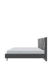 Millbrook Beds Grey Rise Soft Chenille Frame - Image 4 of 6