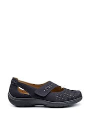Hotter Blue Standard Fit Daphne Touch Fastening Mary Janes Shoes - Image 1 of 4