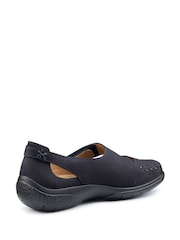 Hotter Blue Wide Fit Daphne Touch Fastening Mary Janes Shoes - Image 3 of 4