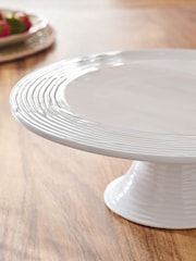 White Malvern Embossed Cake Stand - Image 3 of 4