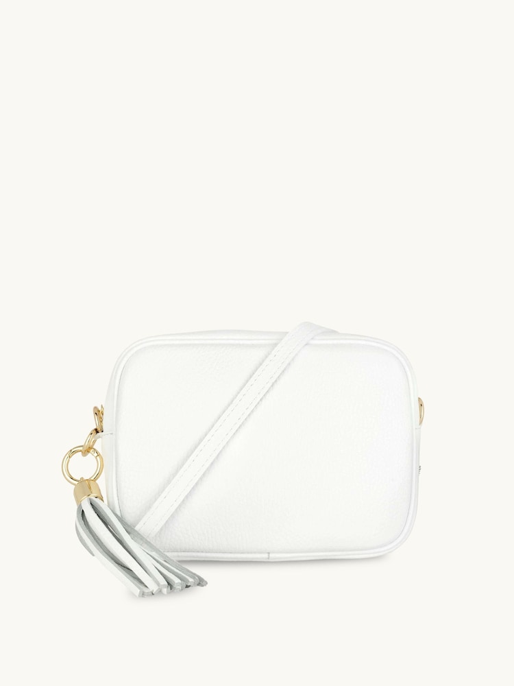 Apatchy White The Tassel Leather Cross-Body Bag - Image 2 of 5