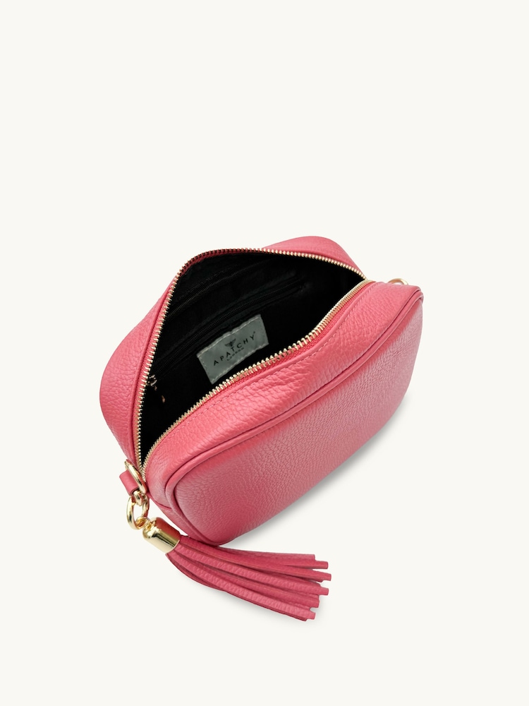 Apatchy Pink The Tassel Leather Cross-Body Bag - Image 2 of 4