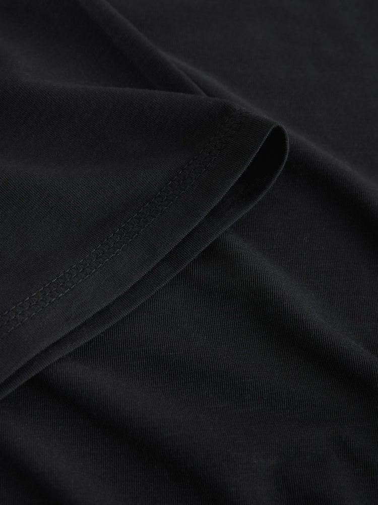 Black Active Boxy Crew Neck Short Sleeve T-Shirt - Image 6 of 6