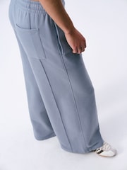 self. Blue Wide Leg Joggers - Image 5 of 8