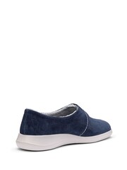 Hotter Blue Wide Fit Wrap Touch-Fastening Slippers - Image 3 of 4