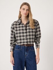 Hush Brown Amren Check Long Sleeve Shirt - Image 3 of 5