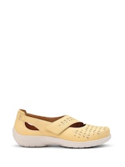 Hotter Yellow Daphne Touch Fastening Mary Janes Shoes - Image 1 of 4