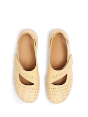Hotter Yellow Daphne Touch Fastening Mary Janes Shoes - Image 4 of 4