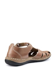 Hotter Brown Wide Fit Sharini Touch-Fastening Casual Sandals - Image 3 of 4