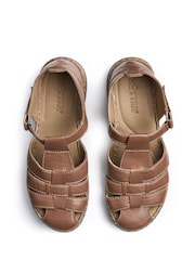 Hotter Brown Wide Fit Sharini Touch-Fastening Casual Sandals - Image 4 of 4