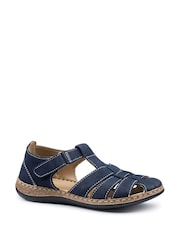 Hotter Blue Standard Fit Sharini Touch-Fastening Casual Sandals - Image 2 of 4