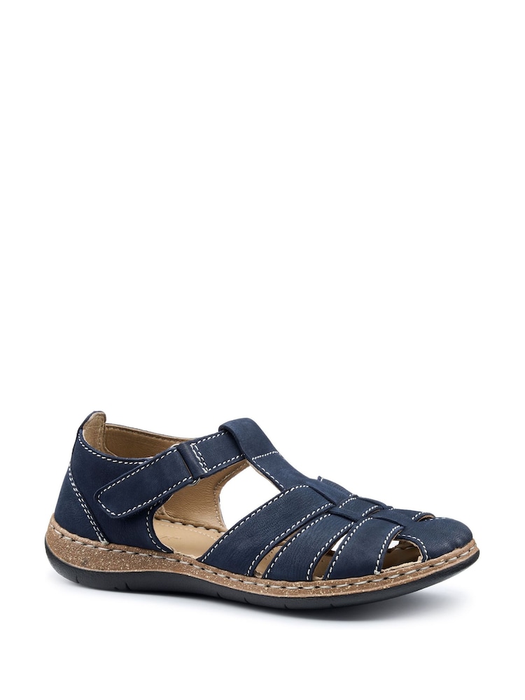 Hotter Blue Standard Fit Sharini Touch-Fastening Casual Sandals - Image 2 of 4