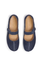 Hotter Blue Extra Wide Fit Quake II Touch-Fastening Mary Janes Shoes - Image 4 of 4