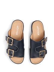 Hotter Blue Standard Fit Corsica Slip-On/Buckle Casual Sandals - Image 4 of 4