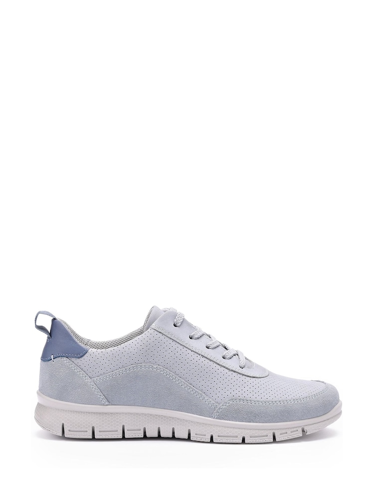 Hotter Blue Standard Fit Gravity II Lace-Up Active Shoes - Image 1 of 4 Hotter Blue Standard Fit Gravity II Lace-Up Active Shoes - Image 1 of 4