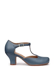 Hotter Blue Standard Fit Tempo Buckle Ankle Boots - Image 1 of 4