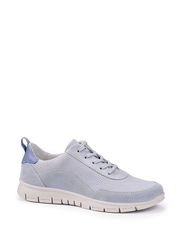 Hotter Blue Wide Fit Gravity II Lace-Up Active Shoes - Image 2 of 4