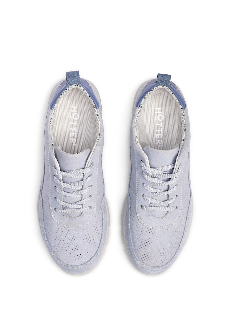 Hotter Blue Wide Fit Gravity II Lace-Up Active Shoes - Image 4 of 4