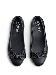 Hotter Black Jade Slip On Ballets Shoes - Image 4 of 4