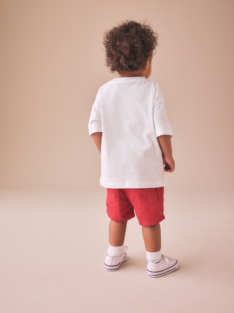 White Short Sleeve Valentines T-Shirt (3mths-8yrs) - Image 2 of 7
