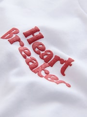 White Short Sleeve Valentines T-Shirt (3mths-8yrs) - Image 6 of 7
