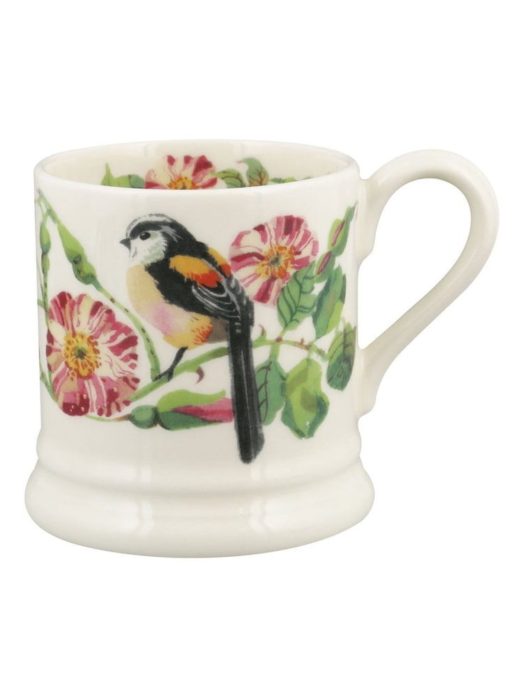 Emma Bridgewater Cream Rosa Mundi 1/2 Pint Mug - Image 1 of 4