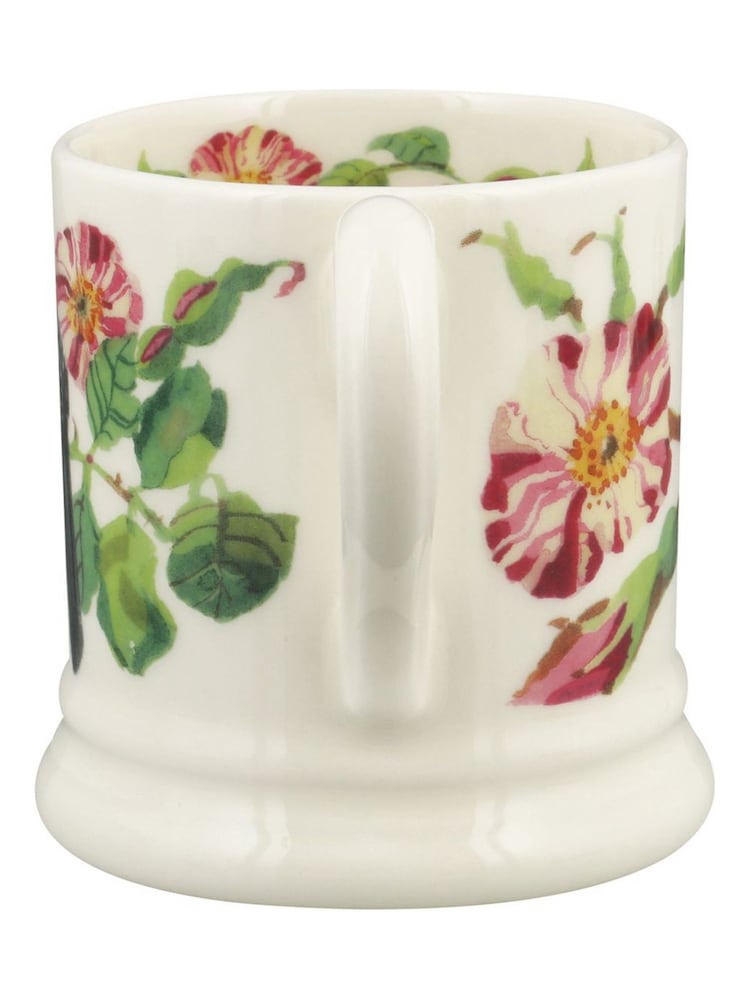 Emma Bridgewater Cream Rosa Mundi 1/2 Pint Mug - Image 2 of 4