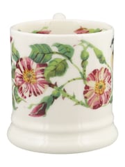 Emma Bridgewater Cream Rosa Mundi 1/2 Pint Mug - Image 5 of 5