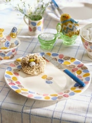 Emma Bridgewater Cream Medium Mini Eggs Dinner Plate, 8.5 Inch - Image 1 of 2