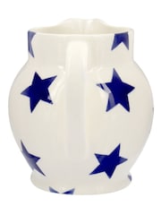 Emma Bridgewater Cream Blue Star 1/2 Pint Jug - Image 3 of 5