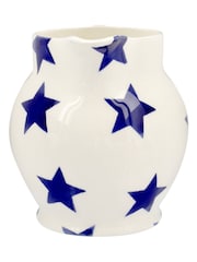 Emma Bridgewater Cream Blue Star 1/2 Pint Jug - Image 5 of 5