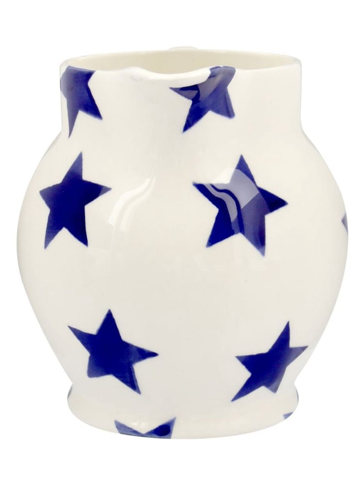 Emma Bridgewater Cream Blue Star 1/2 Pint Jug - Image 5 of 5