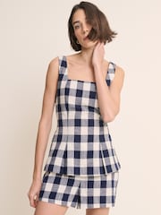 Nobodys Child Black Valencia Square Neck Waistcoat Top - Image 1 of 5