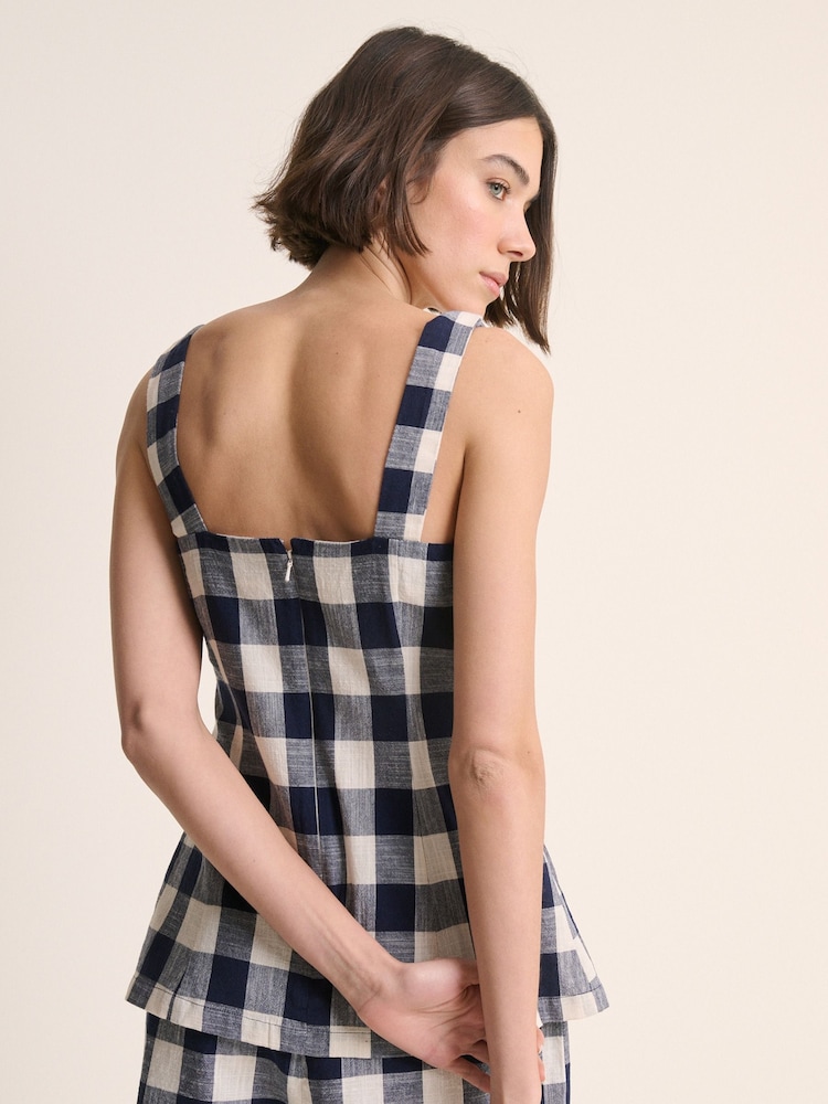 Nobodys Child Black Valencia Square Neck Waistcoat Top - Image 2 of 5 Nobodys Child Black Valencia Square Neck Waistcoat Top - Image 2 of 5