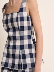 Nobodys Child Black Valencia Square Neck Waistcoat Top - Image 4 of 5