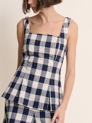 Nobodys Child Black Valencia Square Neck Waistcoat Top - Image 5 of 5