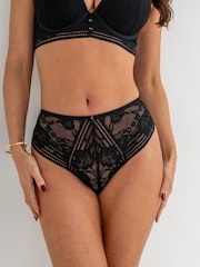 Pour Moi Black Brazilian Taylor Lace Knickers - Image 2 of 4