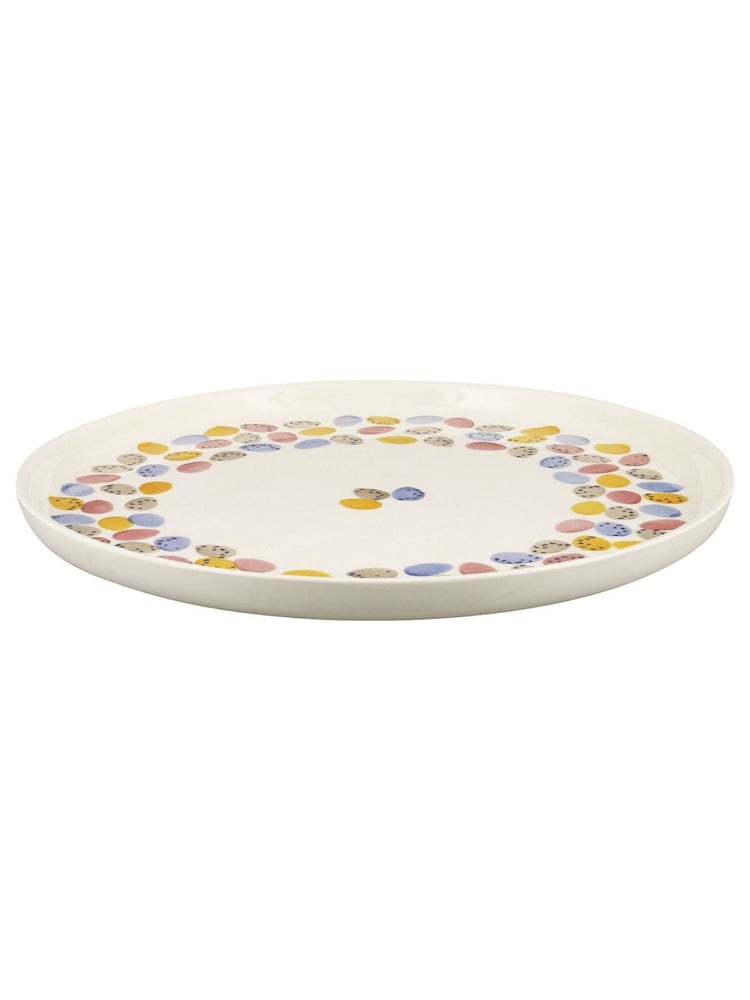 Emma Bridgewater Cream Mini Eggs Flat Serving Plate - Image 2 of 2 Emma Bridgewater Cream Mini Eggs Flat Serving Plate - Image 2 of 2