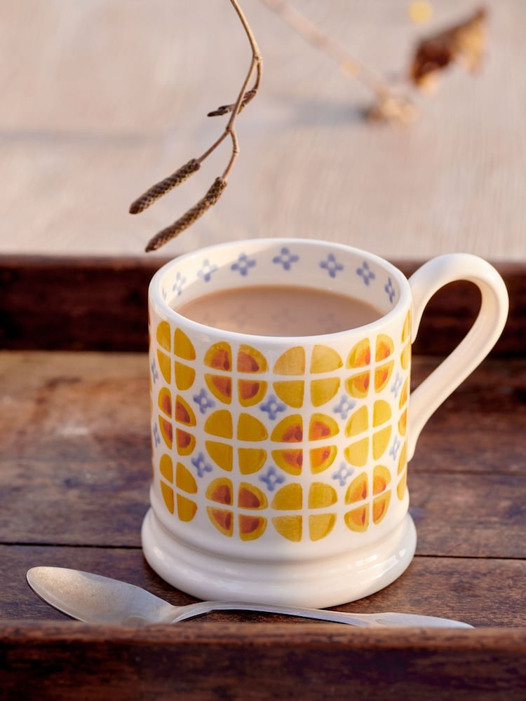 Emma Bridgewater Cream Hot Cross Buns 1/2 Pint Mug - Image 1 of 5 Emma Bridgewater Cream Hot Cross Buns 1/2 Pint Mug - Image 1 of 5