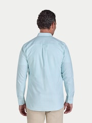 Raging Bull Green Long Sleeve Stanford Stripe Oxford Shirt - Image 2 of 4