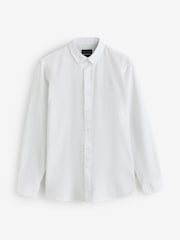 Raging Bull White Long Sleeve Classic Linen Shirt - Image 1 of 1