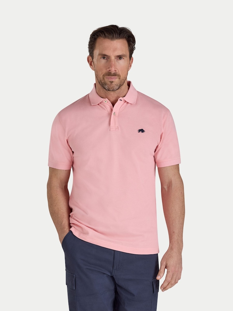 Raging Bull Pink Classic Polo Shirt - Image 1 of 4