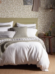 Secret Linen Store Henry Brushed 100% Cotton Duvet Cover - 画像 2 / 6