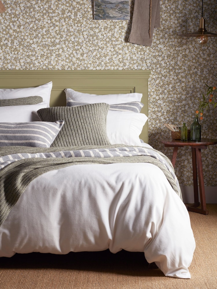 Secret Linen Store Henry Brushed 100% Cotton Duvet Cover - 画像 2 / 6