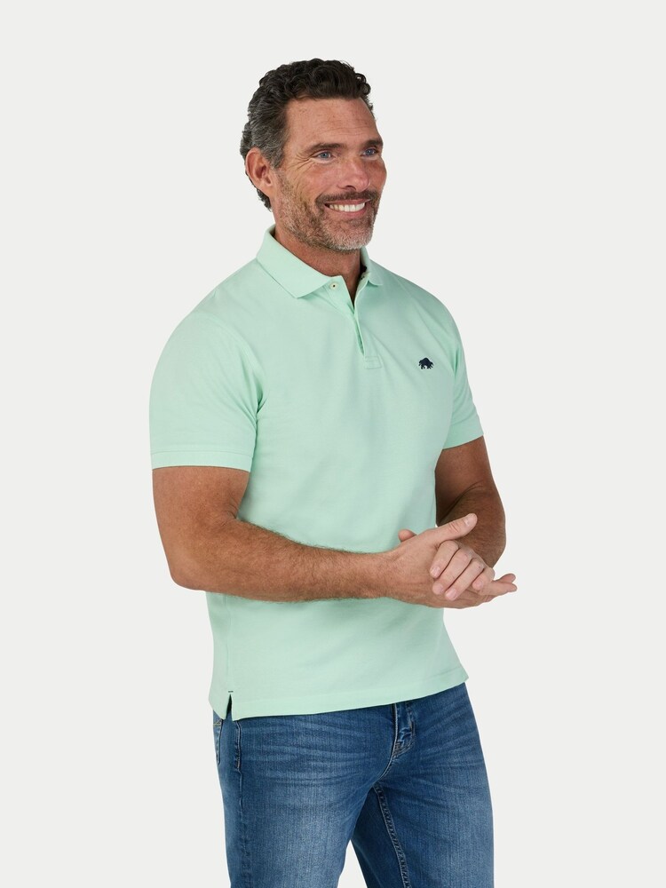 Raging Bull Green Classic Polo Shirt - Image 2 of 4 Raging Bull Green Classic Polo Shirt - Image 2 of 4