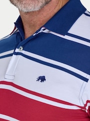 Raging Bull Wide Stripe Jersey Polo Shirt - Εικόνα 4 από 5