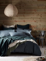 Secret Linen Store Henry Brushed 100% Cotton Duvet Cover - 画像 1 / 6