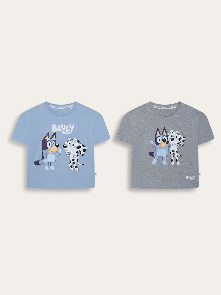 Brand Threads Blue Bluey T-Shirts 2 Pack - Image 1 of 7